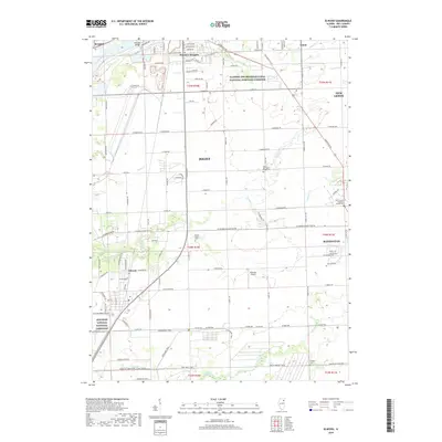 2018 Map of Elwood, 2018 Print