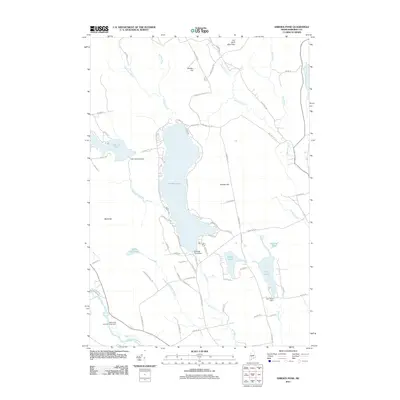 2011 Map of Embden Pond, 2011 Print