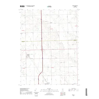 2018 Map of Emden, 2018 Print