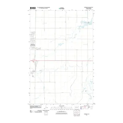 2011 Map of Emerado, 2011 Print