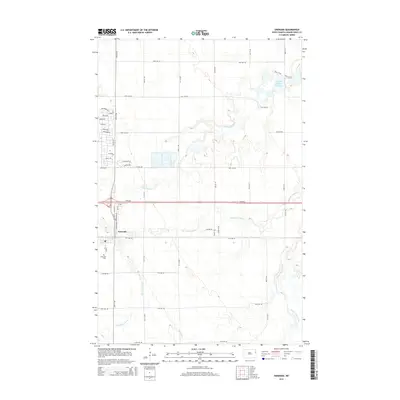 2014 Map of Emerado, 2014 Print