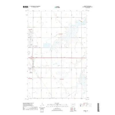 2018 Map of Emerado, 2018 Print