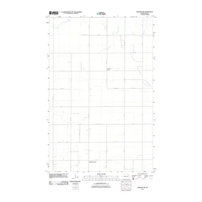 2011 Map of Emerado SW, 2011 Print