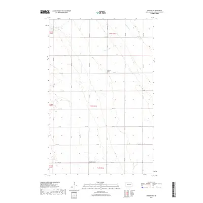2017 Map of Emerado SW, 2017 Print