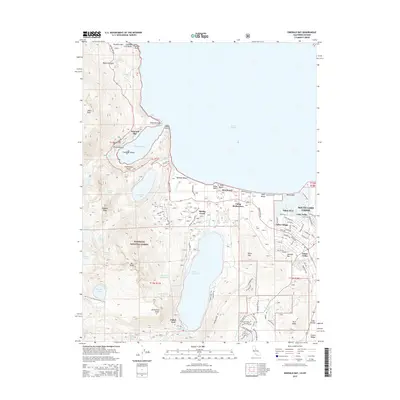 2015 Map of Emerald Bay, 2015 Print