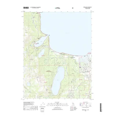 2018 Map of Emerald Bay, 2018 Print