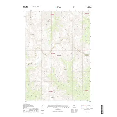 2017 Map of Emerald Lake, 2017 Print