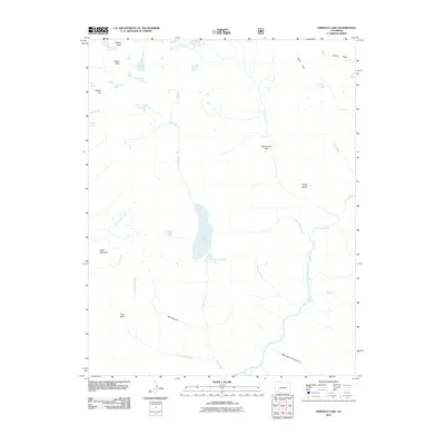 2011 Map of Emerald Lake, 2011 Print