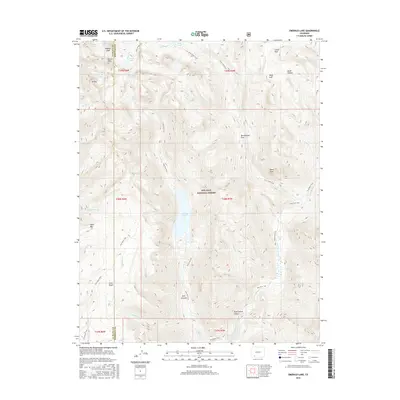 2016 Map of Emerald Lake, 2016 Print