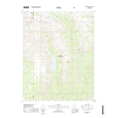 2019 Map of Emerald Lake, 2019 Print