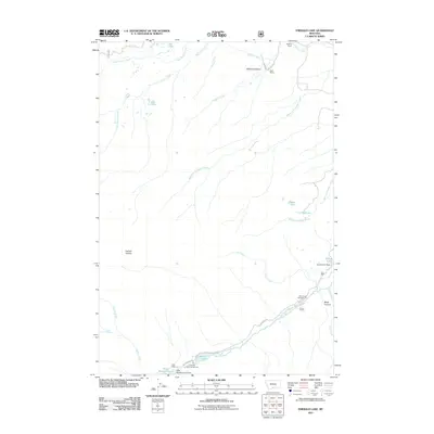 2011 Map of Emerald Lake, 2011 Print