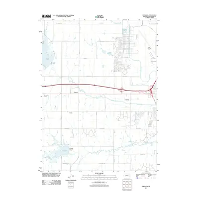 2011 Map of Emerald, 2011 Print