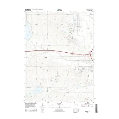 2014 Map of Emerald, 2014 Print