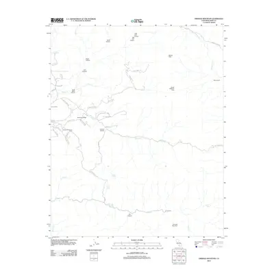 2012 Map of Emerald Mountain, 2012 Print