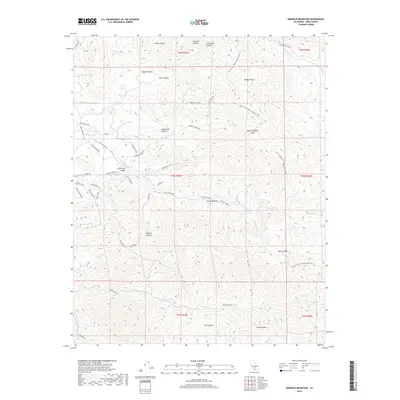 2018 Map of Emerald Mountain, 2018 Print