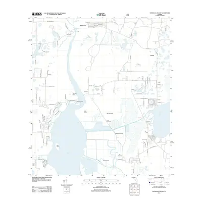 2012 Map of Emeralda Island, 2012 Print