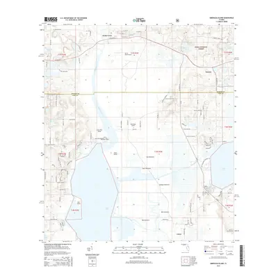 2015 Map of Emeralda Island, 2015 Print