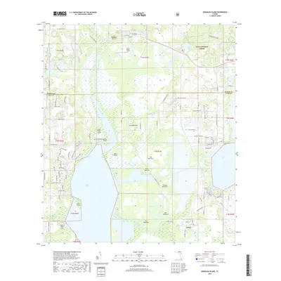 2018 Map of Emeralda Island, 2018 Print