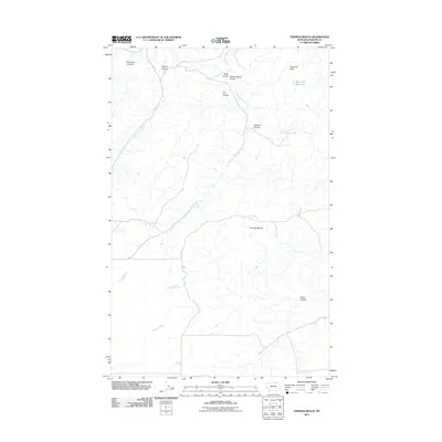 2011 Map of Emerick Bench, 2011 Print