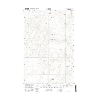 2017 Map of Emerick Bench, 2017 Print