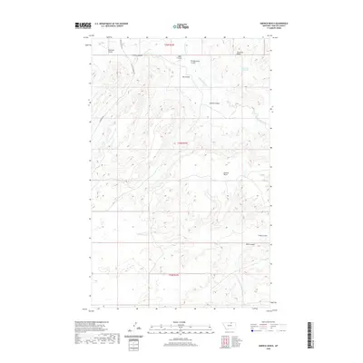 2020 Map of Emerick Bench, 2020 Print