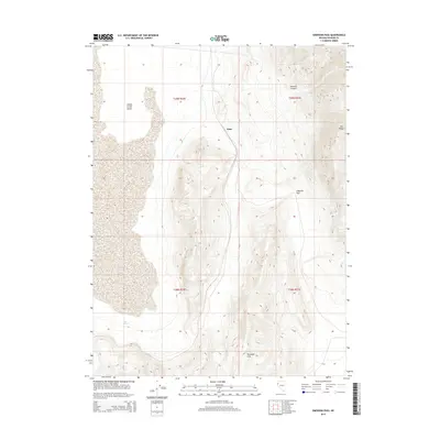 2014 Map of Emerson Pass, 2014 Print