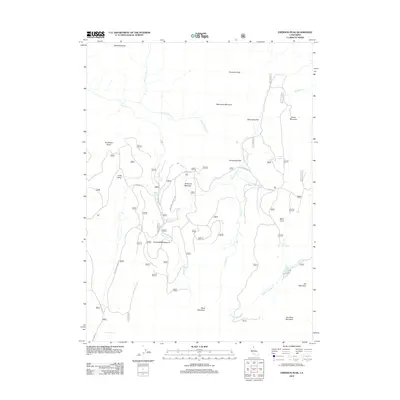 2012 Map of Emerson Peak, 2012 Print