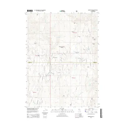2015 Map of Emerson Peak, 2015 Print