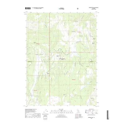 2018 Map of Emerson Peak, 2018 Print
