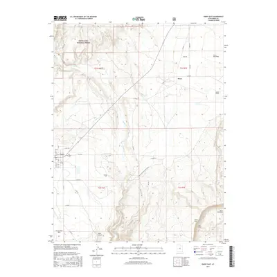 2017 Map of Emery East, 2017 Print