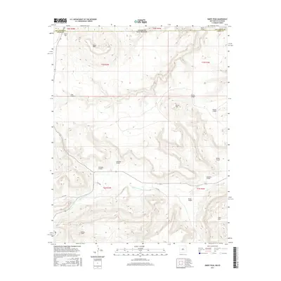 2017 Map of Emery Peak, 2017 Print
