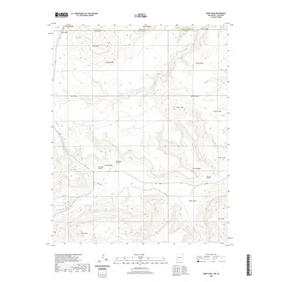 2020 Map of Emery Peak, 2020 Print