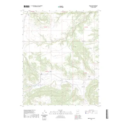 2023 Map of Emery Peak, 2023 Print