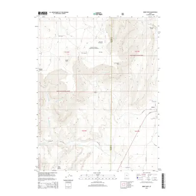 2014 Map of Emery West, 2014 Print