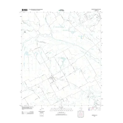 2012 Map of Emhouse, 2012 Print