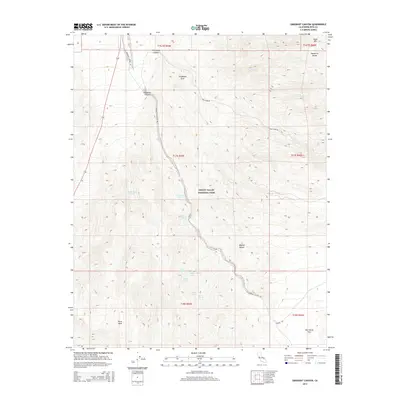 2015 Map of Emigrant Canyon, 2015 Print
