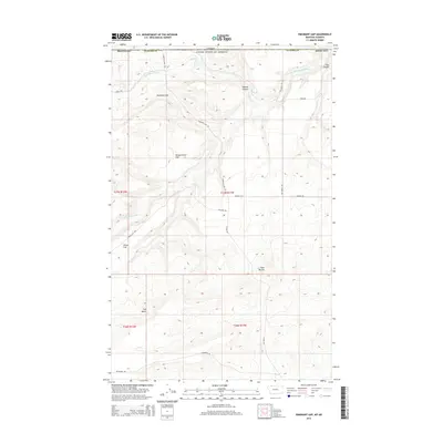 2014 Map of Emigrant Gap, 2014 Print