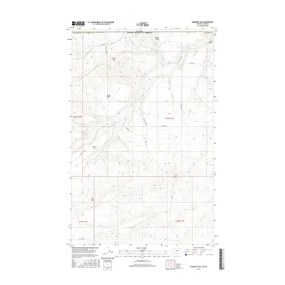 2017 Map of Emigrant Gap, 2017 Print