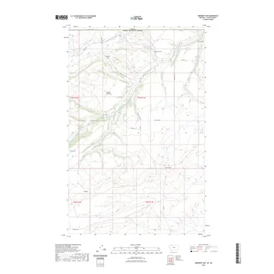 2023 Map of Emigrant Gap, 2023 Print