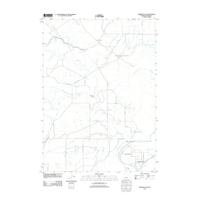 2012 Map of Emigrant Gap, 2012 Print