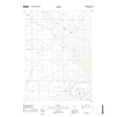 2017 Map of Emigrant Gap, 2017 Print