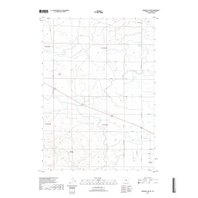 2017 Map of Emigrant Gap NE, 2017 Print
