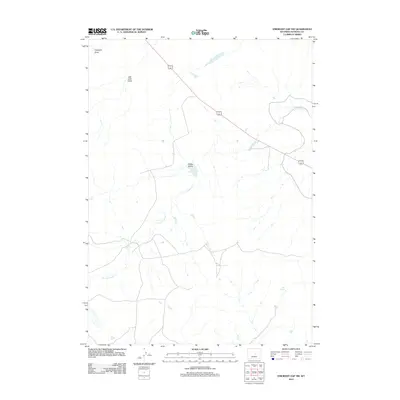 2012 Map of Emigrant Gap NW, 2012 Print