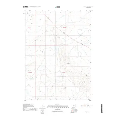 2017 Map of Emigrant Gap NW, 2017 Print