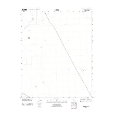 2012 Map of Emigrant Hill, 2012 Print