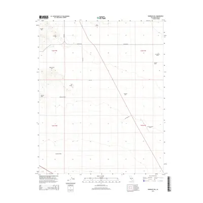 2015 Map of Emigrant Hill, 2015 Print