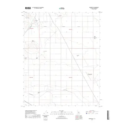 2018 Map of Emigrant Hill, 2018 Print