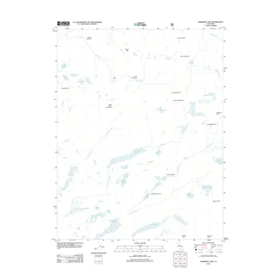 2012 Map of Emigrant Lake, 2012 Print