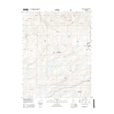 2015 Map of Emigrant Lake, 2015 Print
