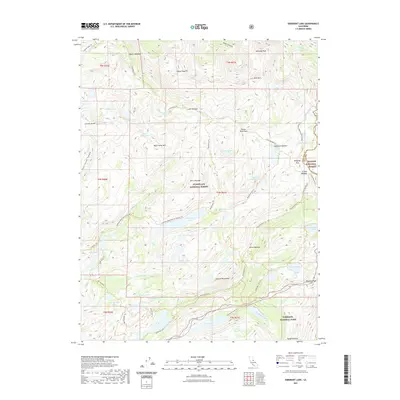 2021 Map of Emigrant Lake, 2021 Print
